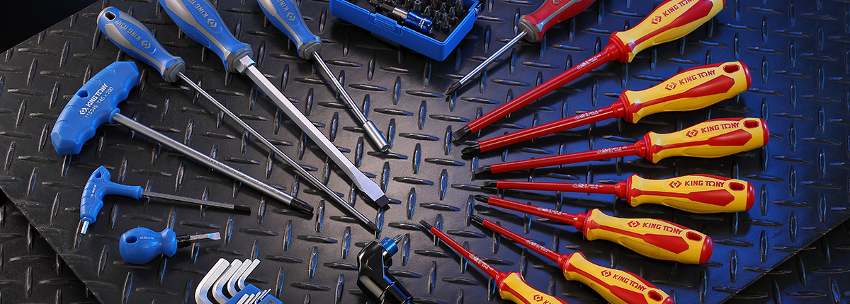 Screwdrivers, L-wrenches and bits